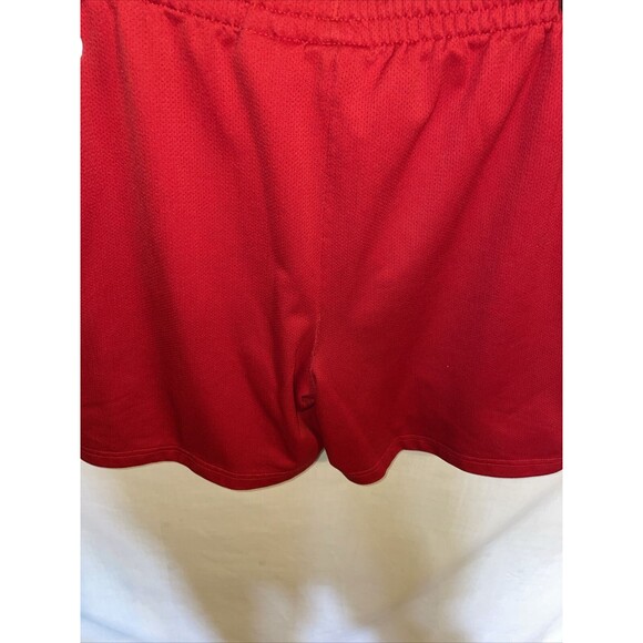 Athletic Works Athleisure Shorts Men’s Size Small Red Stretch Waist Drawstring - Picture 12 of 12
